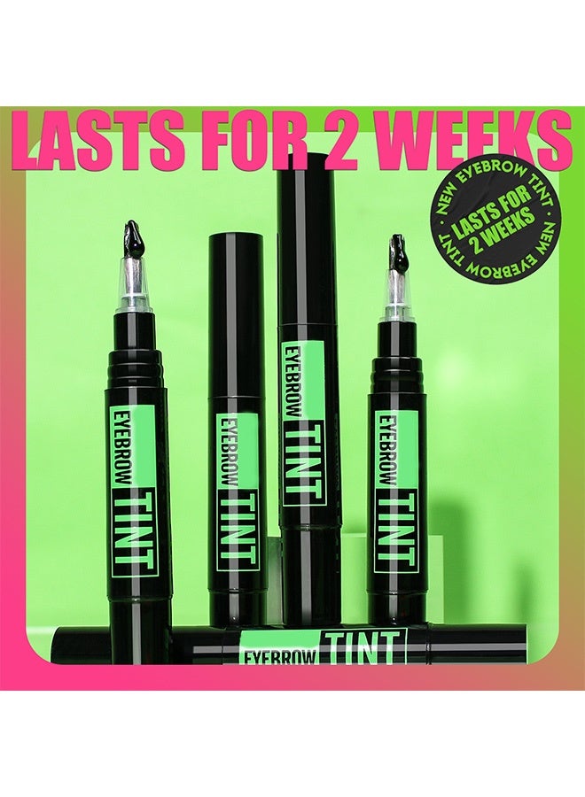 Smile Eyebrow tint with waterproof property and no smudging. Comes with a rotating eyebrow card and eyebrow brush. Liquid eyebrow tint 02# - Image 5